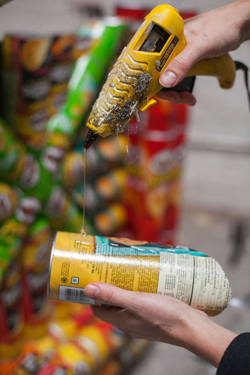 Illustration for article titled Here’s What a Team of Artists Made Out of a Ton of Pringles Cans